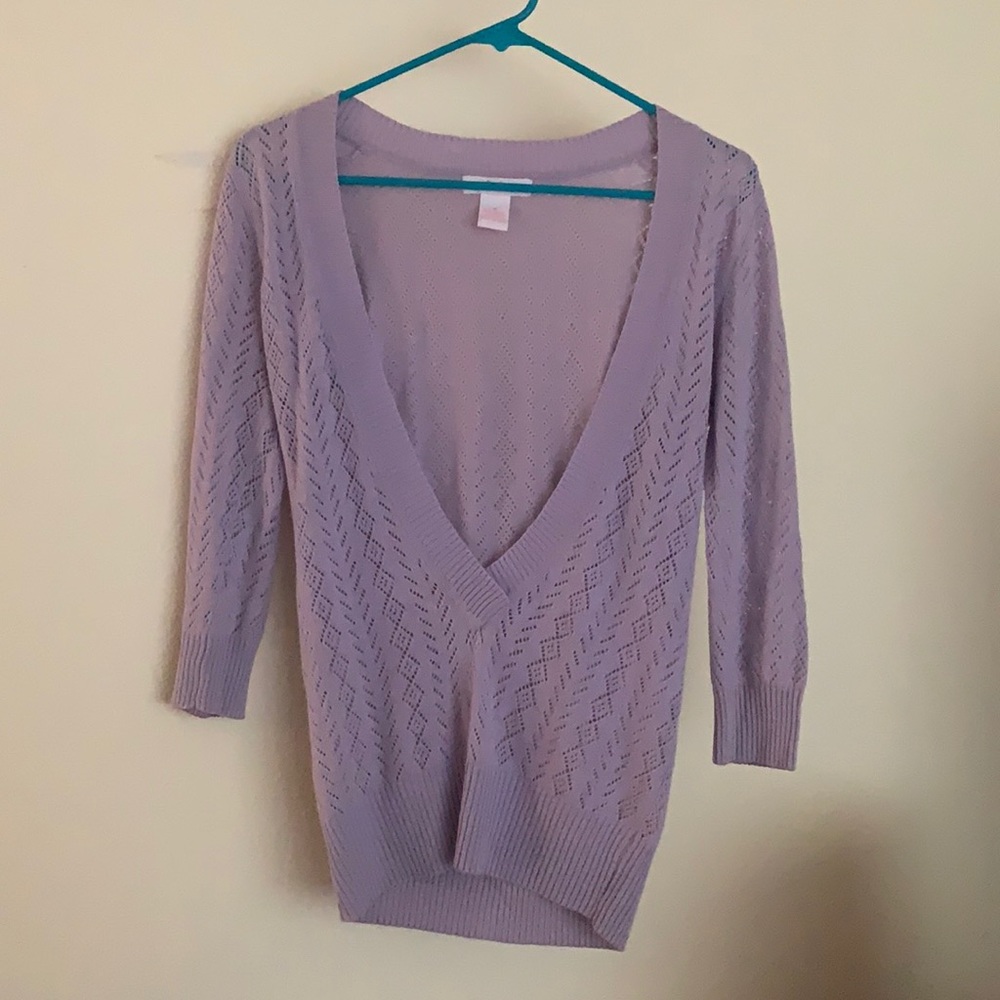 Pretty lavender sweater